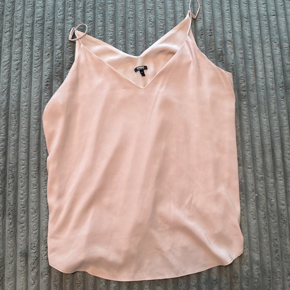 Express Blouse Top Size Large, Beige